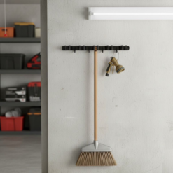Bezemhouder Karin - 4 haken & 5 houders - RVS - Afbeelding 5