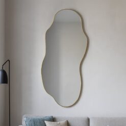 Alternative view of Organische Spiegel 120x60 cm – Goud
