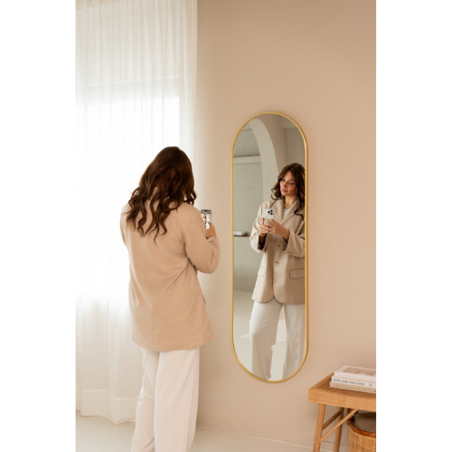Ovale spiegel goud - 50x160CM - Afbeelding 3